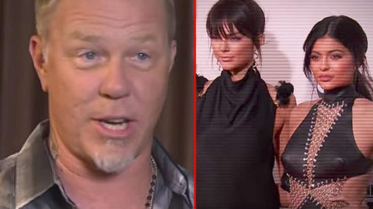 In Just 1 Word, James Hetfield Slams Jenner Girls For Defacing Metallica T-Shirts With Their Nonsense | Society Of Rock Videos