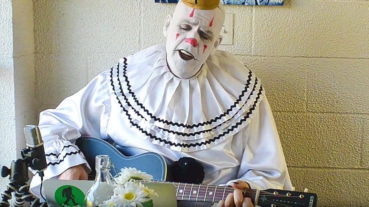 Ever Seen A Depressed 7-Foot Clown Play Pink Floyd’s “Wish You Were Here”? | Society Of Rock Videos