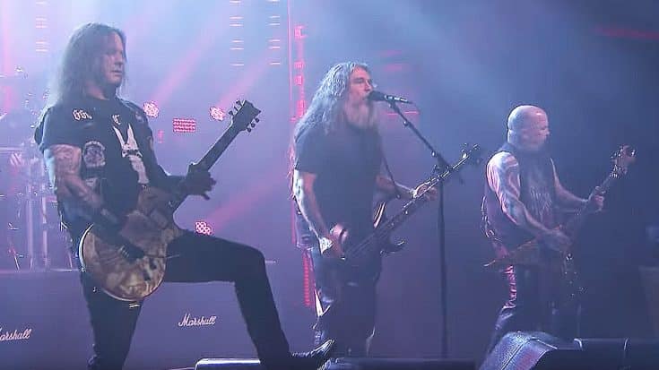 In Case You Missed It, Slayer Crashed Jimmy Fallon’s Show Last Night And Tore The Damn House Down | Society Of Rock Videos