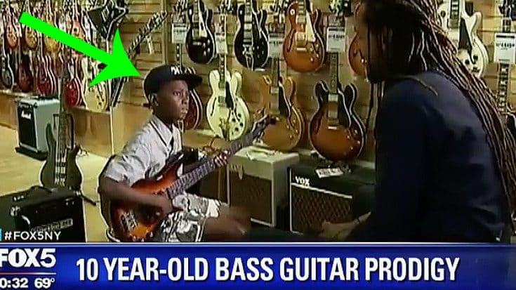 10-Year-Old Boy Was Taught By His Dad How To Play Bass – Soon After, It Was All Over The News | Society Of Rock Videos