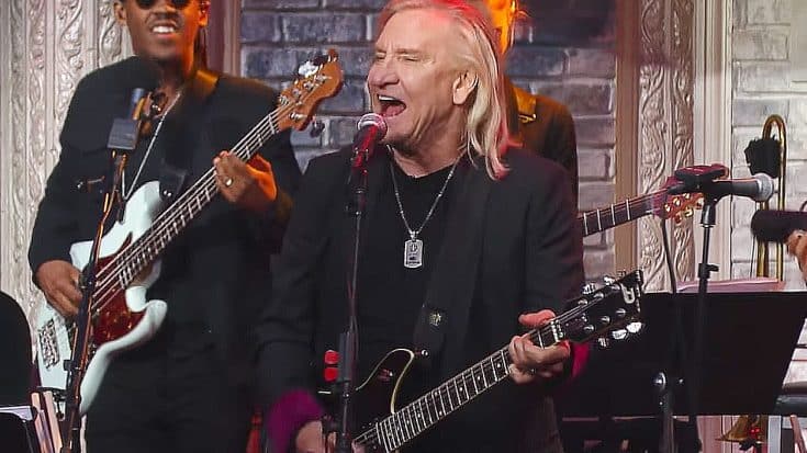 Joe Walsh Crashes The Colbert Show And Brings The Damn House Down Like Only He Can | Society Of Rock Videos