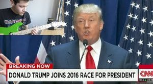 This Guy Played Guitar To One Of President Trump’s Speeches And It’s Just Too Perfect! [watch]
