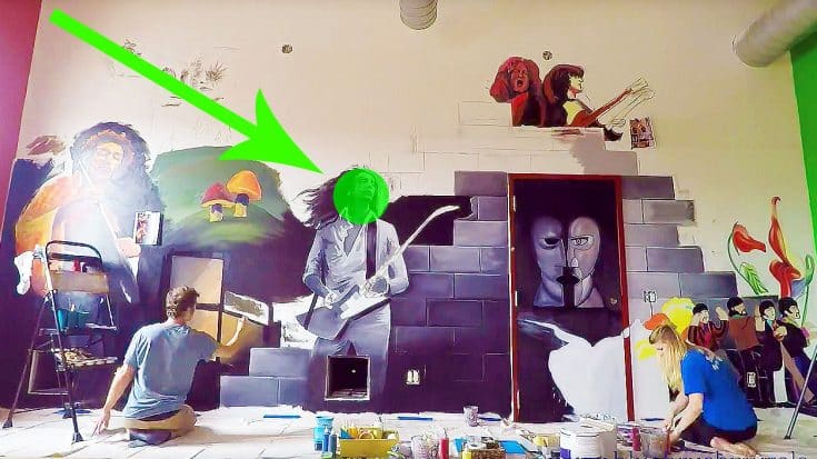 Kids Enshrine Classic Rock Legends On Giant Mural, & The Time-lapse Is Too Beautiful For Words! | Society Of Rock Videos