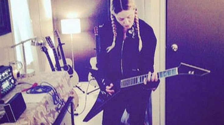 Madonna Plugs In Super Sick Flying V Guitar, Proceeds To Jam This Led Zeppelin Classic – Holy Cow! | Society Of Rock Videos