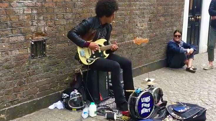 One Man Band Plugs In On A Busy Sidewalk – What Happened Next Turned Him Into A Viral Sensation | Society Of Rock Videos