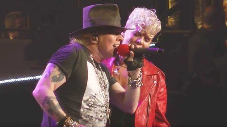 Axl Rose Brings P!nk On Stage To Help Him Sing “Patience” And Their Chemistry Is Off The Charts | Society Of Rock Videos