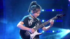 12-Year-Old Girl Showcases Her Shredding Abilities On Live TV And The Crowd Goes Wild!
