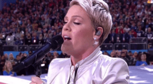 When P!nk Refused To Let The Flu Stop Her Super Bowl ‘Star Spangled Banner’ Performance