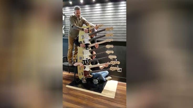 It Took Three Guys To Play This 9-Neck Guitar – Just Wait Until You Hear How It Sounds | Society Of Rock Videos