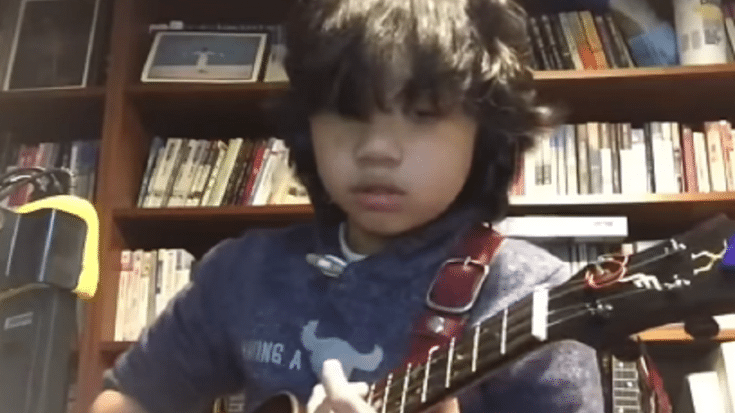 Adorable Kid Covers “Smells Like Teen Spirit” With A Ukelele – He Has Mad Skills | Society Of Rock Videos