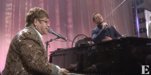 See Elton John & Taron Egerton In Breathtaking Performance Of “Tiny Dancer”