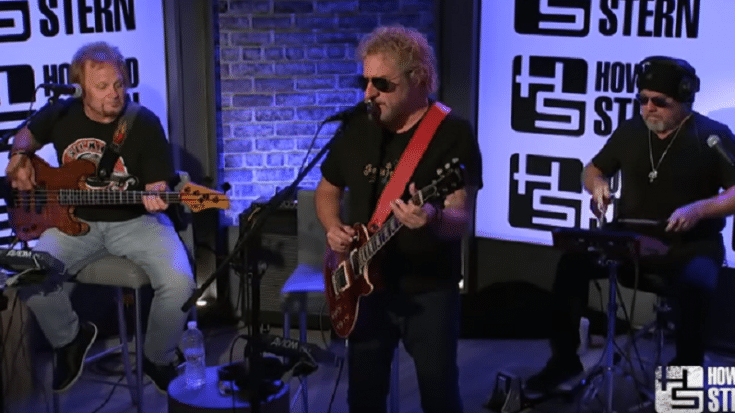 Sammy Hagar Rocks Out To Van Halen Classic On The Howard Stern Show | Society Of Rock Videos