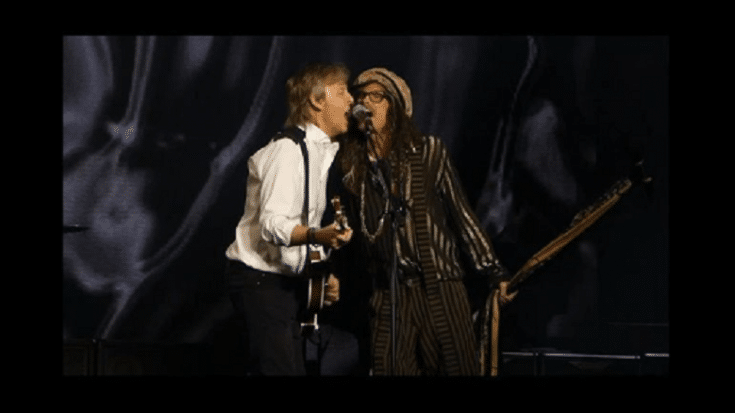 Steven Tyler And Paul McCartney Perform A Beatles Classic In Las Vegas | Society Of Rock Videos