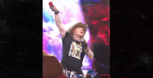 Axl Rose Falls Onstage During Guns N’ Roses Concert In Vegas