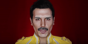 Watch This Guy Turn Himself Into Freddie Mercury With Make-Up