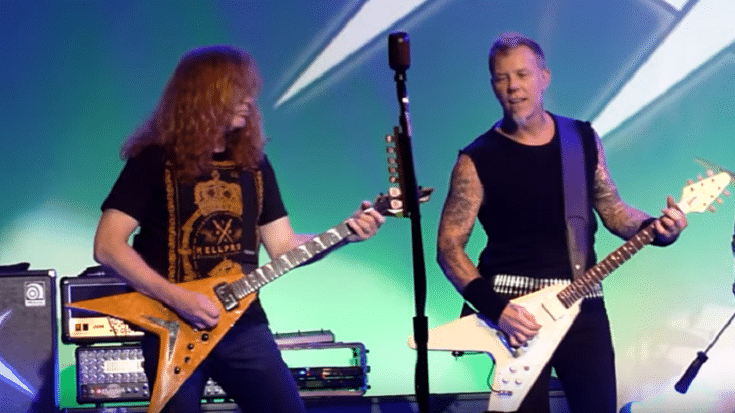 Dave Mustaine Reconnects With James Hetfield | Society Of Rock Videos