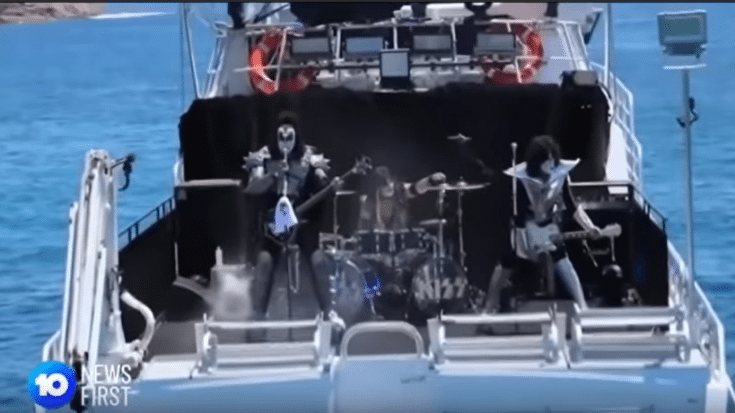 KISS Perform Their Shark Show – Watch | Society Of Rock Videos