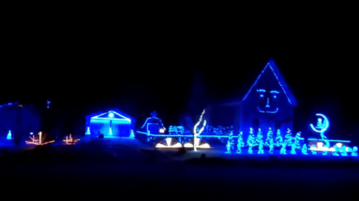 Pink Floyd Christmas Light Display Videos | Society Of Rock Videos