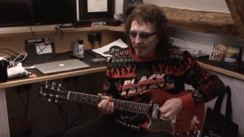 Tony Iommi Streams Holiday Greeting Video