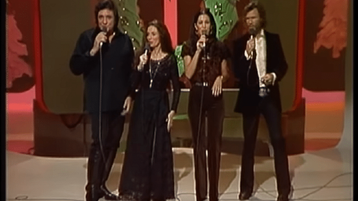 Relive The Time Johnny Cash And Kris Kristofferson Joined Their Wives On Stage | Society Of Rock Videos
