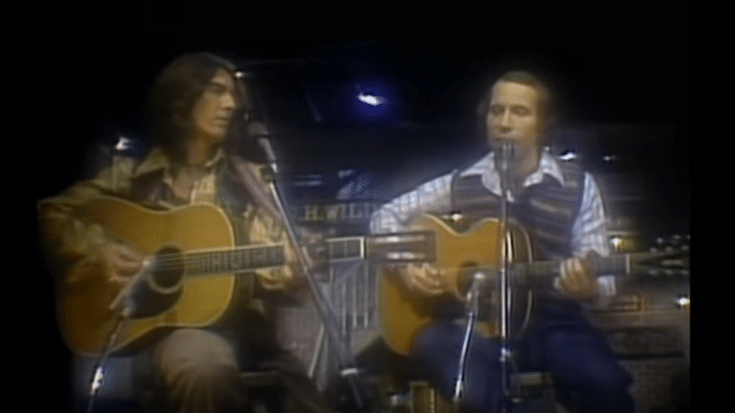 1976: Paul Simon & George Harrison Perform “Homeward Bound” | Society Of Rock Videos