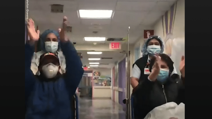 “Don’t Stop Believin'” Plays As Recovered COVID-19 Patients Leave Hospital | Society Of Rock Videos
