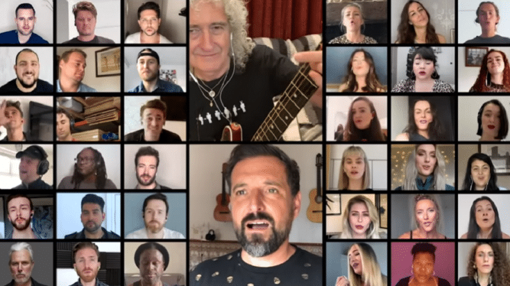 Watch | Brian May Performs With “We Will Rock You” Cast | Society Of Rock Videos