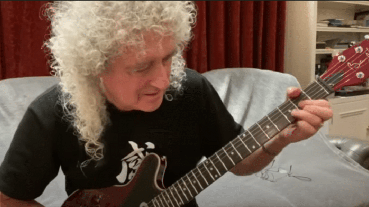 Brian May Injures Gluteus Maximus From “Over-Enthusiastic Gardening” | Society Of Rock Videos
