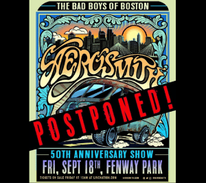 Aerosmith Postpones 50th Anniversary Concert At Fenway Park