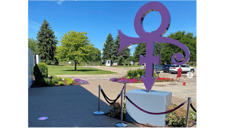 Prince’s Iconic Love Symbol Now Stands In Paisley Park, Minnesota | Society Of Rock Videos