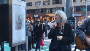 Patti Smith and Guitarist Lenny Kaye Deliver Performance For NY Voters