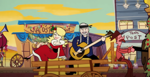 Dolly Parton And Willie Nelson Are Animated In “Pretty Paper” Music Video