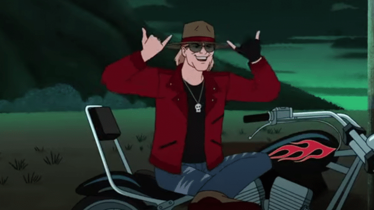 Watch Axl Rose’s Animated Cameo On Scooby-Doo | Society Of Rock Videos
