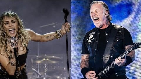 Metallica Teams Up With Miley Cyrus To Perform ‘Nothing Else Matters’ | Society Of Rock Videos