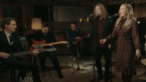 Watch Robert Plant And Alison Krauss Steal The Show In ‘The Late Show with Stephen Colbert’ | Society Of Rock Videos