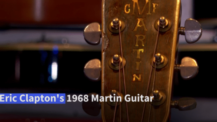 1960 Eric Clapton Acoustic Guitar Sells For $626,000 At Auction | Society Of Rock Videos