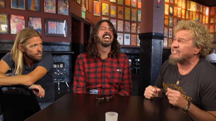 Watch Sammy Hagar Talk Music With Dave Grohl And Taylor Hawkins Pre-show | Society Of Rock Videos