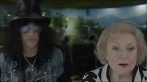 Remember That Time Slash Appeared With Betty White In L.A. Zoo Commercial