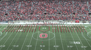 Ohio State Athletic Band Performs Tribute To Van Halen