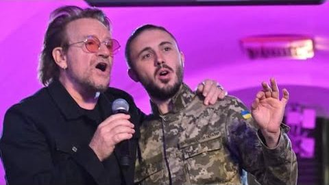 Watch U2’s Bono and Edge Perform At Ukranian Bomb Shelter | Society Of Rock Videos