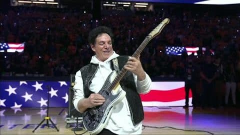 Watch Neal Schon Perform National Anthem At NBA Finals Opening | Society Of Rock Videos