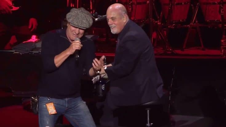 Watch Billy Joel Team Up With Brian Johnson For ‘You Shook Me All Night Long’ Performance | Society Of Rock Videos