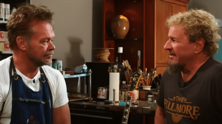 Watch Sammy Hagar Go To John Mellencamp’s Art Studio | Society Of Rock Videos