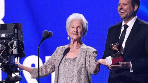Angela Alvarez Forbidden From Being a Musician as a Child Releases Album at 95 and Wins Grammy | Society Of Rock Videos