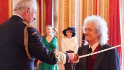 Brian May Knighted By King Charles | Society Of Rock Videos