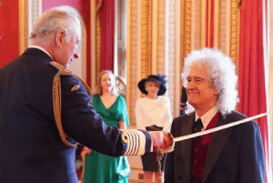Brian May Knighted By King Charles