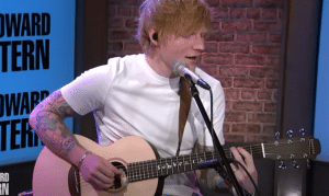Watch Ed Sheeran Cover “Layla” On The Howard Stern Show