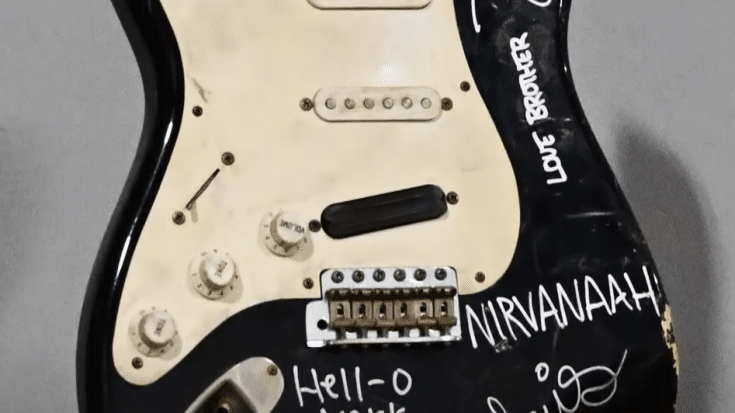 Kurt Cobain Smashed Nirvana Guitar Sells For $596,900 | Society Of Rock Videos