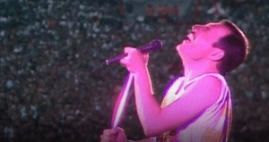 Queen Visits 1986 Performance At Wembley Of “Is This The World We Created?”