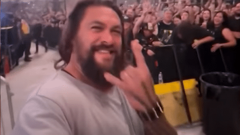 Jason Momoa Spotted Getting into the Mosh Pit at Metallica and Pantera Concerts | Society Of Rock Videos